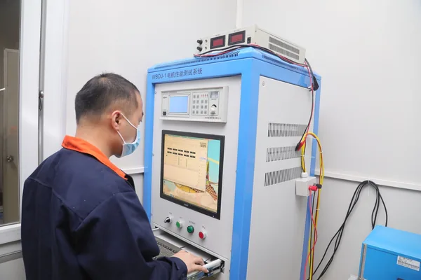 Computer-controlled motor performance test